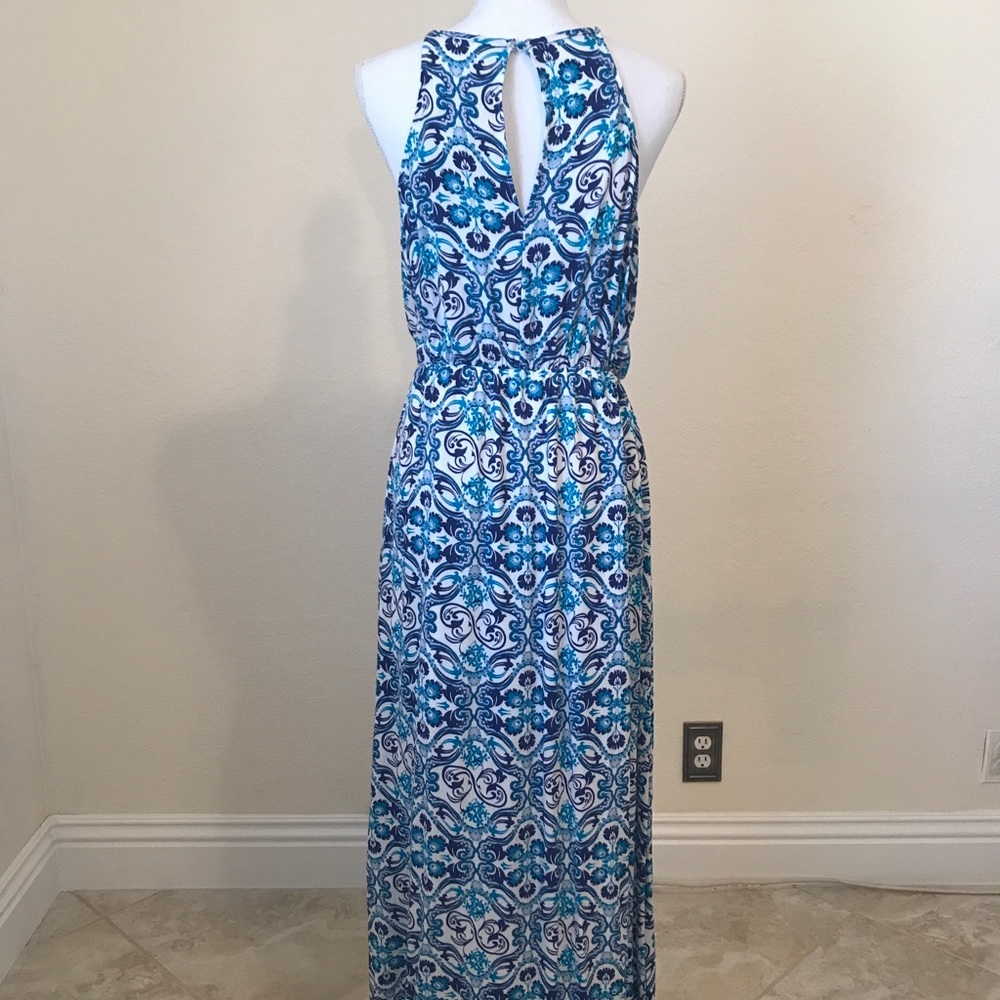 Moonlight Maxi Dress with Spaghetti Straps, Large